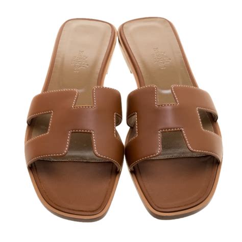 hermes leather embellished flats|Hermes sandals for women.